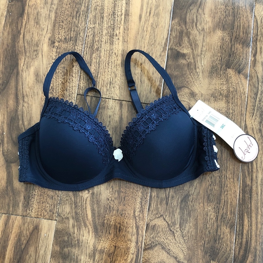 Jezebel Midnight Blue Lace Bra